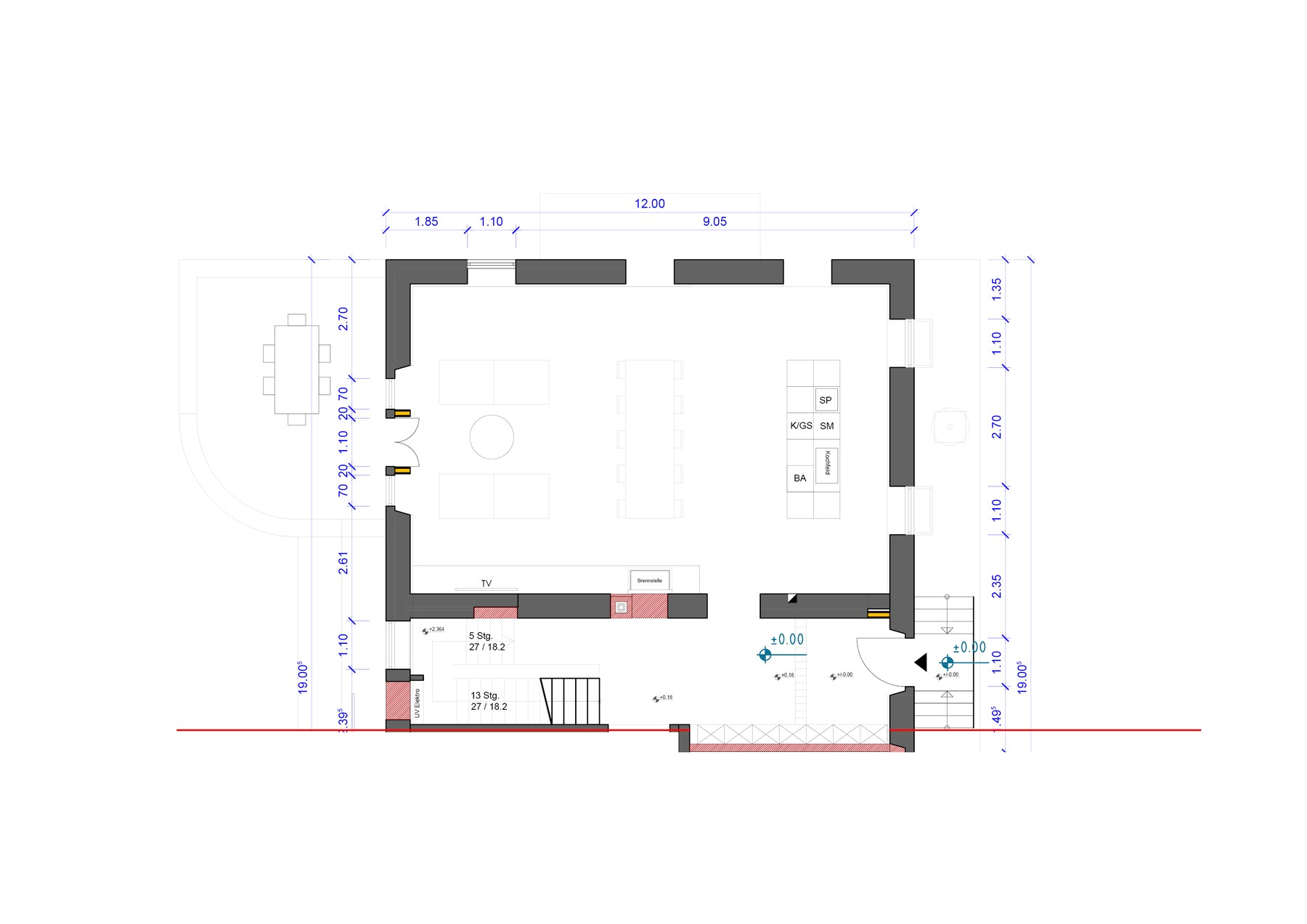 Haus 1 Erdgeschoss